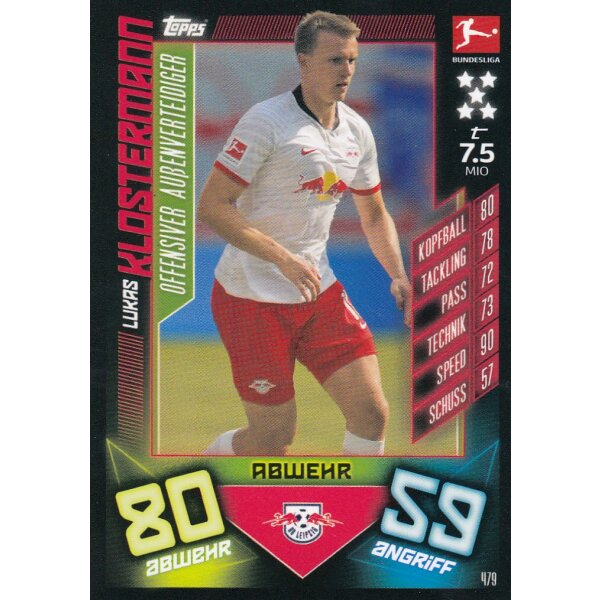 479 - Lukas Klostermann - Defensiver Aussenverteidiger - 2019/2020