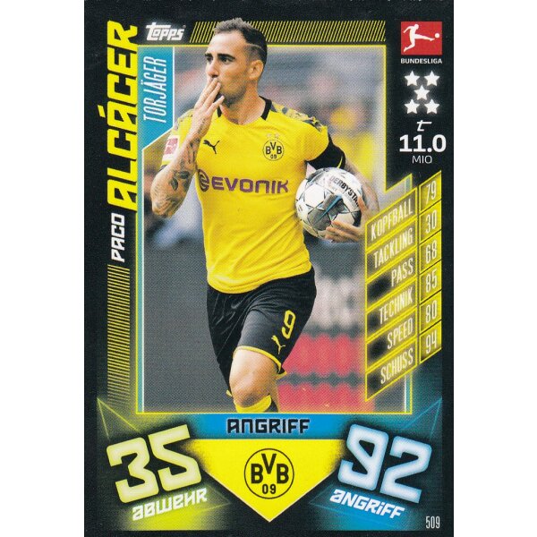 509 - Paco Alcacer - Torjäger - 2019/2020