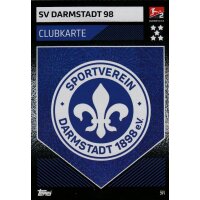 544 - SV Darmstadt 98 - Clubkarte - 2019/2020