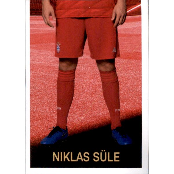 Sticker 38 - Niklas Süle- Panini FC Bayern München 2019/20