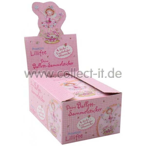 Prinzessin Lillifee - Ballett-Sammelsticker - 50 Tüten