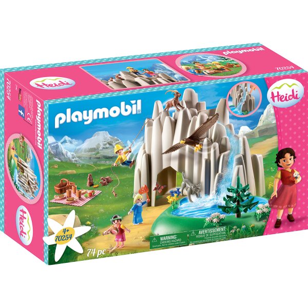 Playmobil Heidi 70254 - Am Kristallsee mit Heidi, Peter und Clara