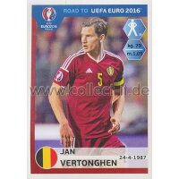 Road to EM 2016 - Sticker  3 - Jan Vertonghen