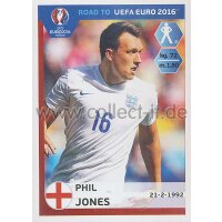Road to EM 2016 - Sticker  69 - Phil Jones