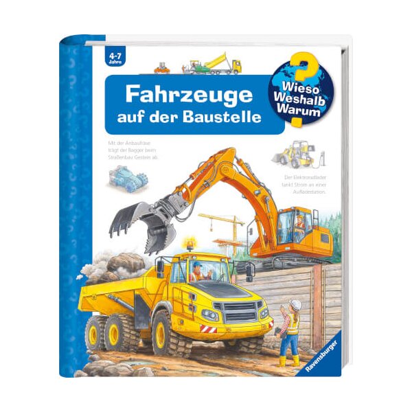 Ravensburger 32968 - Wieso? Weshalb? Warum? Fahrzeuge auf der Baustelle (Band 7)