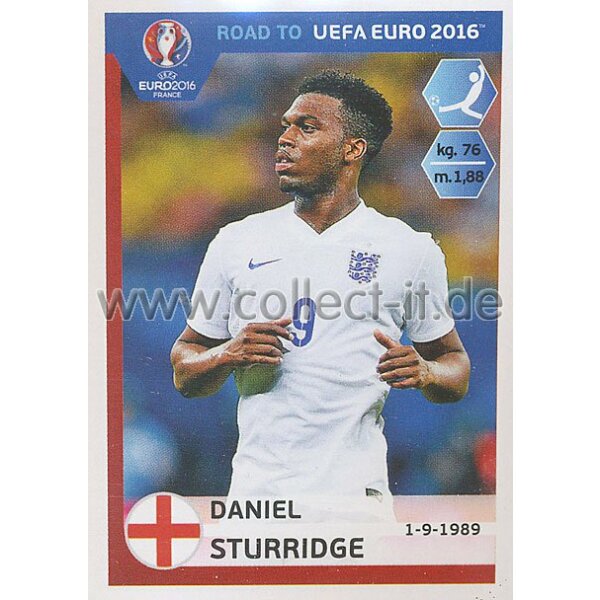 Road to EM 2016 - Sticker  79 - Daniel Sturridge