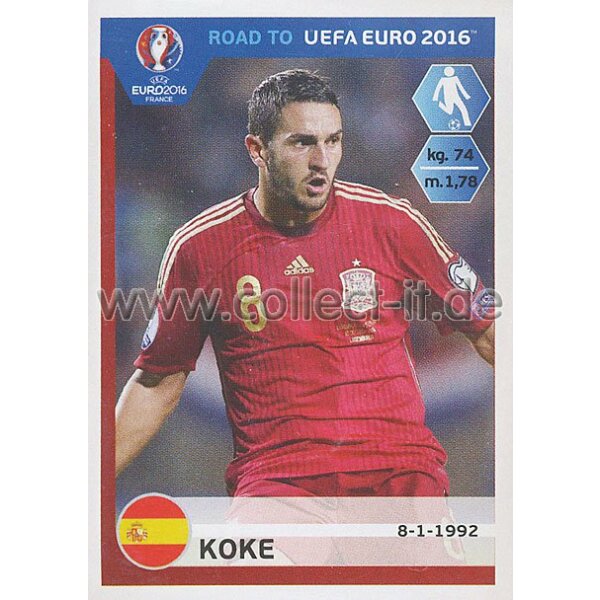 Road to EM 2016 - Sticker  87 - Koke