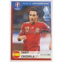 Road to EM 2016 - Sticker  91 - Santi Cazorla