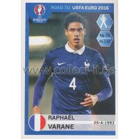 Road to EM 2016 - Sticker  100 - Raphael Varane