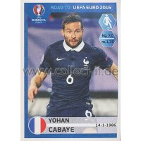 Road to EM 2016 - Sticker  103 - Yohan Cabaye