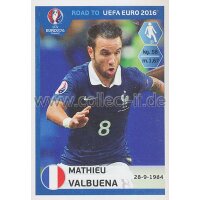 Road to EM 2016 - Sticker  107 - Mathieu Valbuena