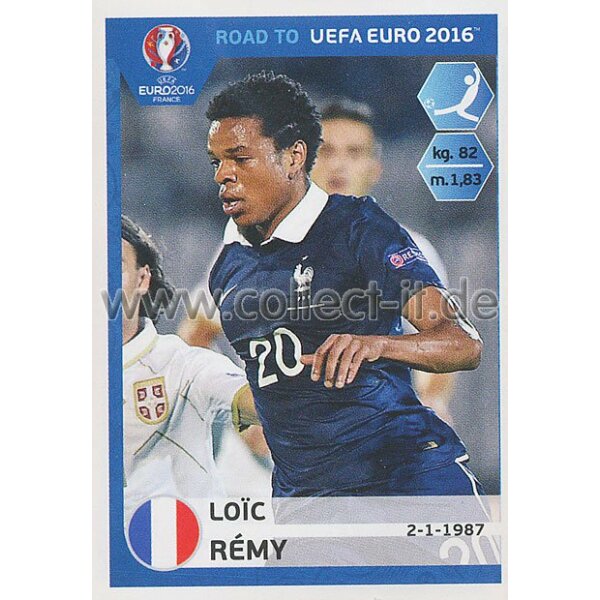 Road to EM 2016 - Sticker  110 - Loic Remy