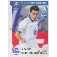 Road to EM 2016 - Sticker  124 - Lazaros Christodoulopoulos