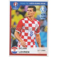 Road to EM 2016 - Sticker  132 - Dejan Lovren