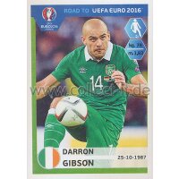 Road to EM 2016 - Sticker  151 - Darron Gibson