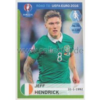 Road to EM 2016 - Sticker  154 - Jeff Hendrick