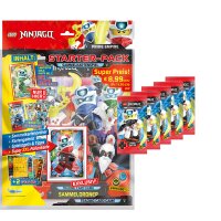 LEGO Ninjago - Serie 5 Trading Cards - 1 Starter + 5...