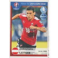 Road to EM 2016 - Sticker  203 - Christoph Leitgeb