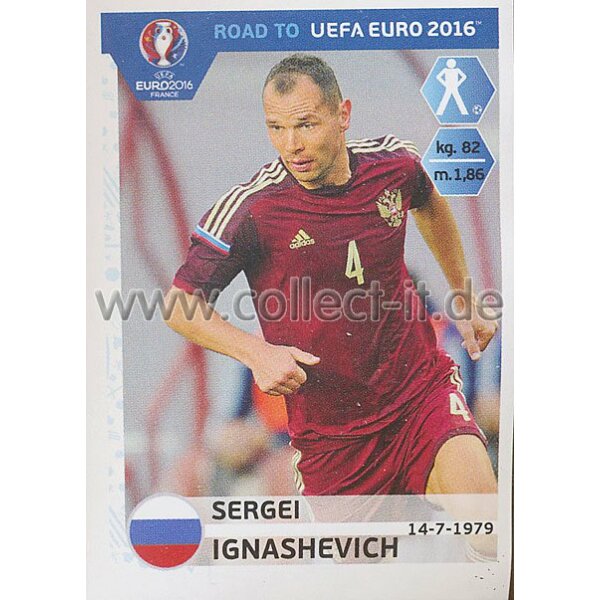 Road to EM 2016 - Sticker  259 - Serfei Ignashevich