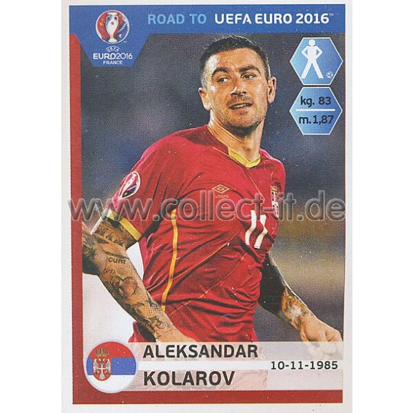 Road to EM 2016 - Sticker  277 - Aleksandar Kolarov