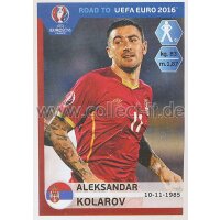 Road to EM 2016 - Sticker  277 - Aleksandar Kolarov