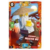 39 - Strenger Meister Wu - Helden Karte - Serie 5