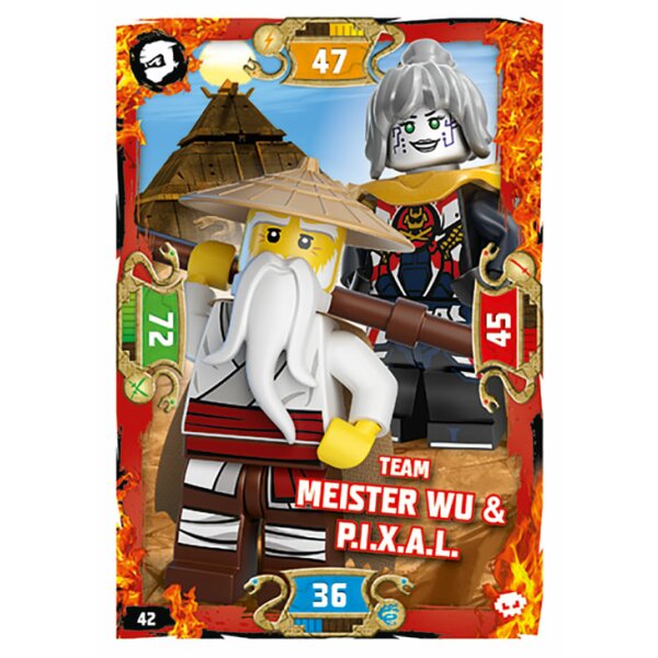 42 - Team Meister Wu & P.I.X.A.L. - Helden Karte - Serie 5