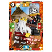 42 - Team Meister Wu & P.I.X.A.L. - Helden Karte -...