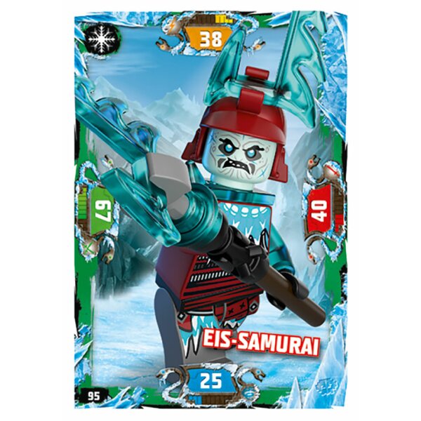 95 - Eis-Samurai - Schurken Karte - Serie 5