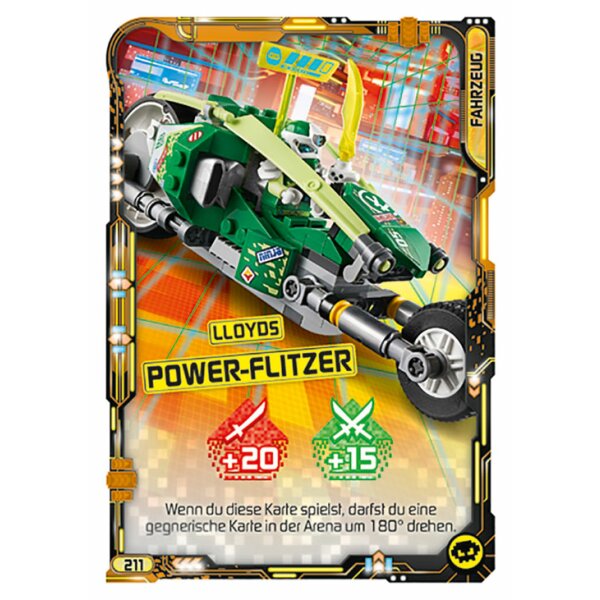 211 - Lloyds Power-Flitzer - Fahrzeugkarte - Serie 5