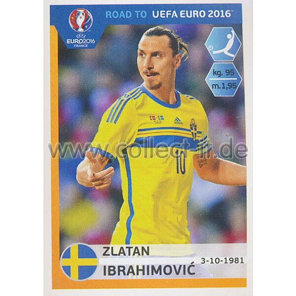 Road to EM 2016 - Sticker  352 - Zlatan Ibrahimovic