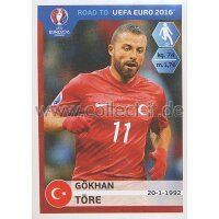 Road to EM 2016 - Sticker  378 - Gokhan Tore