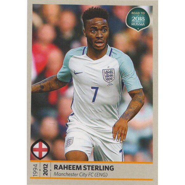 Road to WM 2018 Russia - Sticker 60 - Raheem Sterling