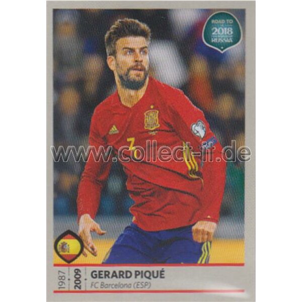 Road to WM 2018 Russia - Sticker 67 - Gerard Pique