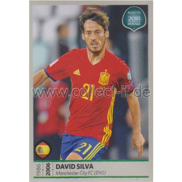 Road to WM 2018 Russia - Sticker 77 - David Silva