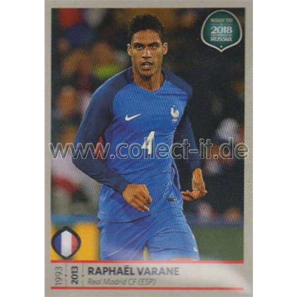 Road to WM 2018 Russia - Sticker 82 - Raphael Varane