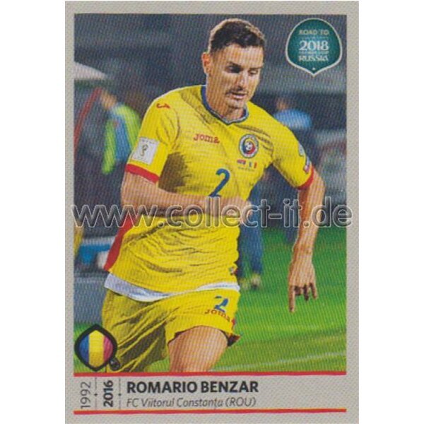 Road to WM 2018 Russia - Sticker 166 - Romario Benzar