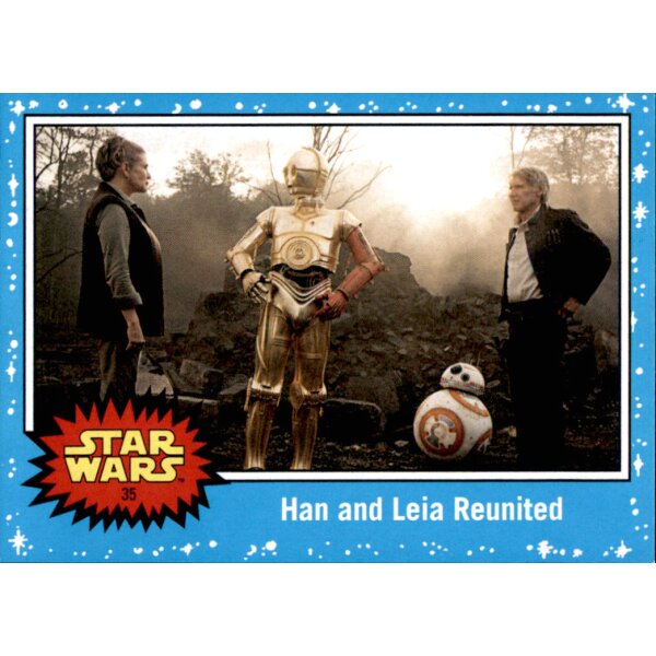 35 - Han and Leia Reunited - Basis Karte - Journey to Rise of Skywalker