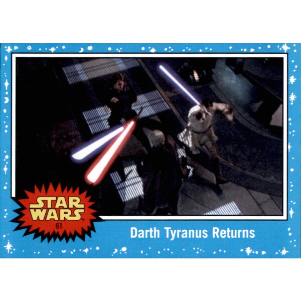 61 - Darth Tyranus Returns - Basis Karte - Journey to Rise of Skywalker