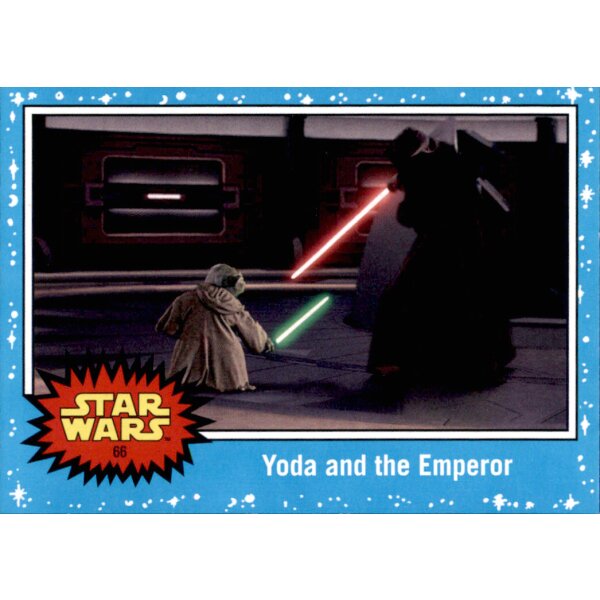 66 - Yoda and the Emperor - Basis Karte - Journey to Rise of Skywalker