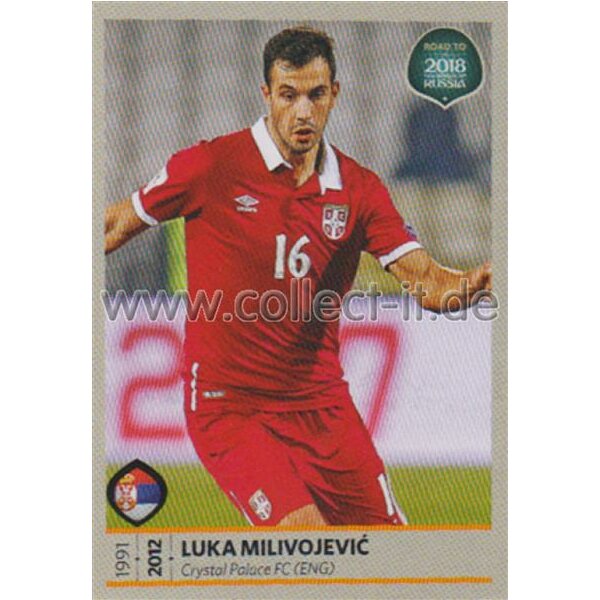 Road to WM 2018 Russia - Sticker 201 - Luka Milivojevic