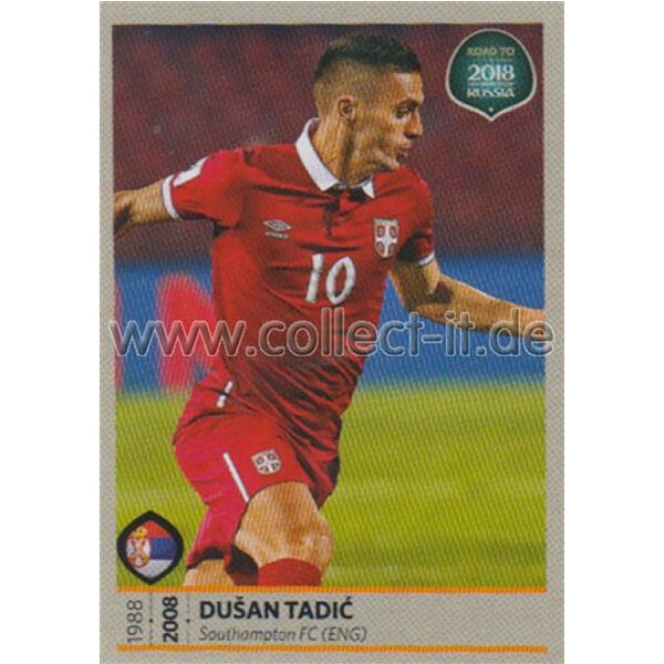 Road to WM 2018 Russia - Sticker 202 - Dusan Tadic