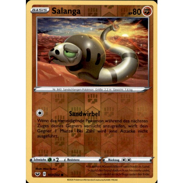 107/202 Salanga - Schwert & Schild 1 - Reverse Holo