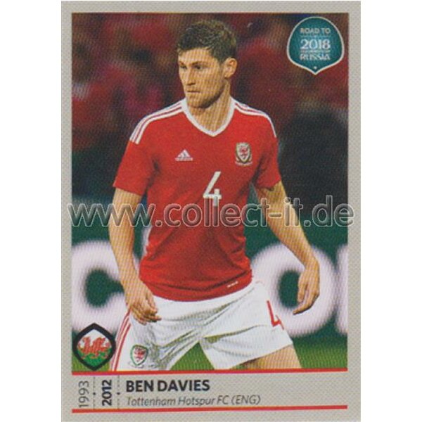 Road to WM 2018 Russia - Sticker 260 - Ben Davies