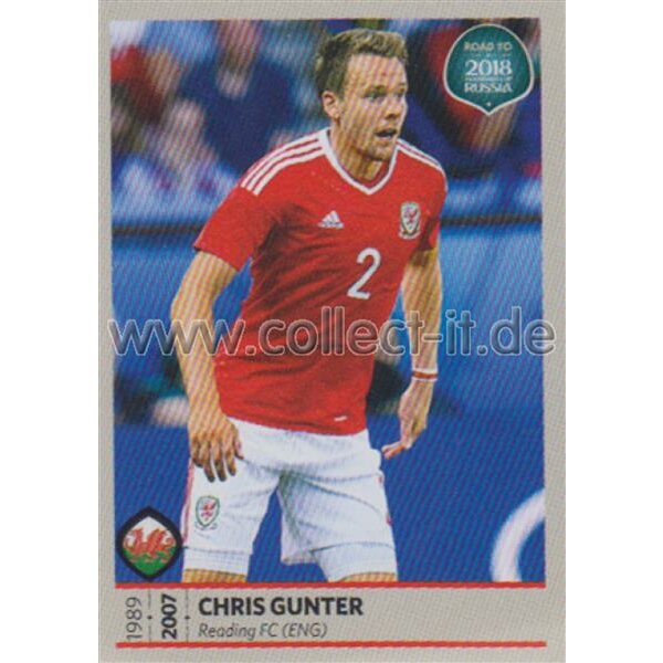 Road to WM 2018 Russia - Sticker 261 - Chris Gunter