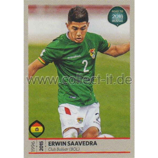 Road to WM 2018 Russia - Sticker 294 - Erwin Saavedra