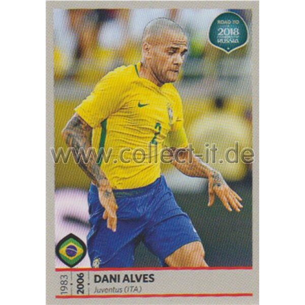 Road to WM 2018 Russia - Sticker 309 - Dani Alves