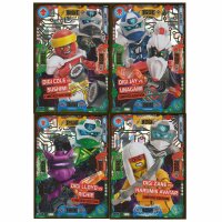 LEGO Ninjago - Serie 5 Trading Cards - 4 verschiedene...