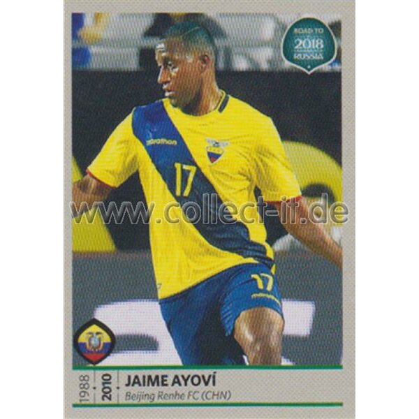 Road to WM 2018 Russia - Sticker 366 - Jaime Ayoví