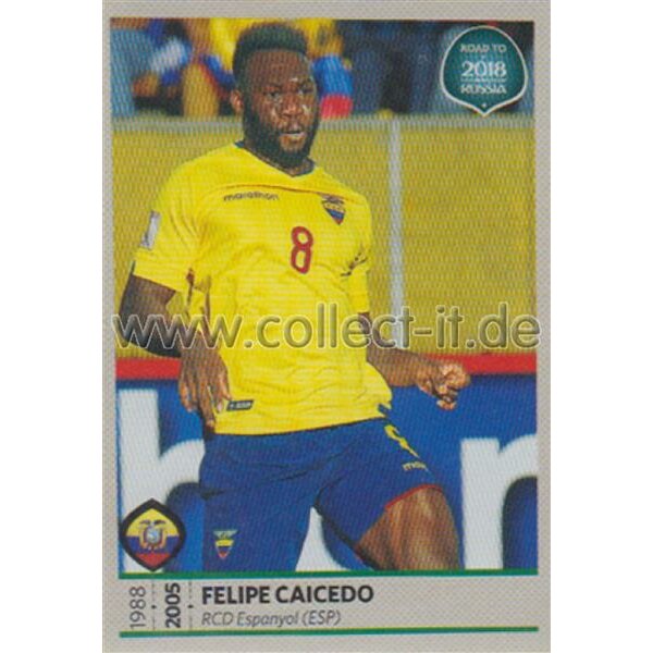 Road to WM 2018 Russia - Sticker 367 - Felipe Caicedo